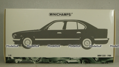 BMW 535I (E34) 1988 silver, 100024005 Minichamps, 1:18