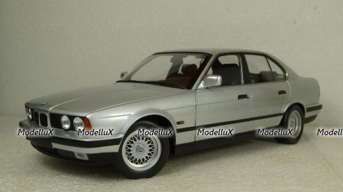 BMW 535I (E34) 1988 silver, 100024005 Minichamps, 1:18