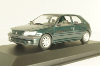 Peugeot 306 2 door 1995, green, 430112500, Minichamps 1:43