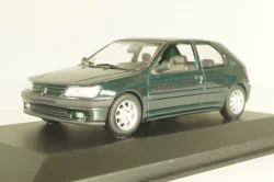 Peugeot 306 2 door 1995, green, 430112500, Minichamps 1:43