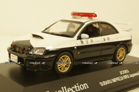 Subaru Impreza WRX Japanese Police 2005,  white, JC083, J-collection 1:43