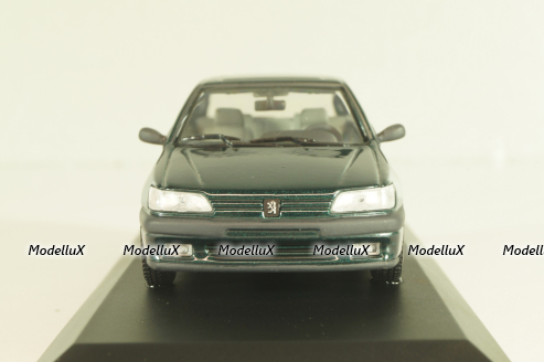 Peugeot 306 2 door 1995, green, 430112500, Minichamps 1:43