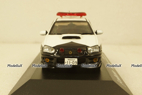 Subaru Impreza WRX Japanese Police 2005,  white, JC083, J-collection 1:43