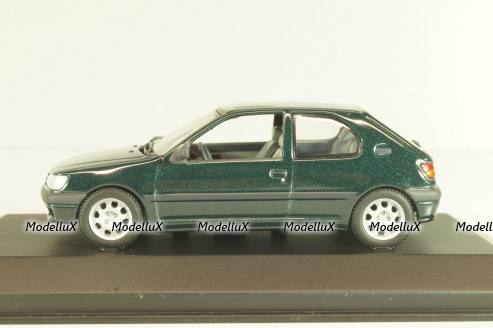 Peugeot 306 2 door 1995, green, 430112500, Minichamps 1:43