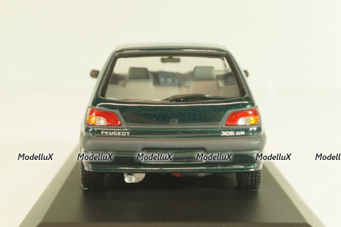 Peugeot 306 2 door 1995, green, 430112500, Minichamps 1:43