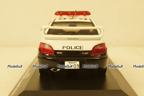 Subaru Impreza WRX Japanese Police 2005,  white, JC083, J-collection 1:43