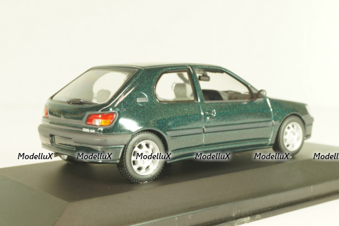 Peugeot 306 2 door 1995, green, 430112500, Minichamps 1:43