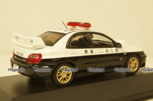 Subaru Impreza WRX Japanese Police 2005,  white, JC083, J-collection 1:43