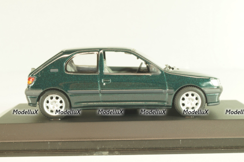 Peugeot 306 2 door 1995, green, 430112500, Minichamps 1:43
