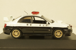 Subaru Impreza WRX Japanese Police 2005,  white, JC083, J-collection 1:43