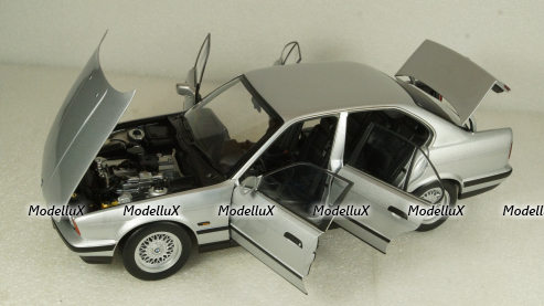 BMW 535I (E34) 1988 silver, 100024005 Minichamps, 1:18