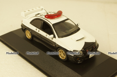 Subaru Impreza WRX Japanese Police 2005,  white, JC083, J-collection 1:43