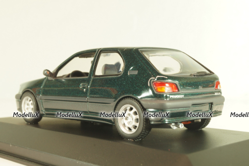 Peugeot 306 2 door 1995, green, 430112500, Minichamps 1:43