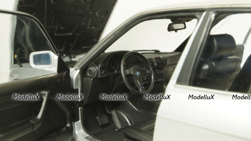 BMW 535I (E34) 1988 silver, 100024005 Minichamps, 1:18