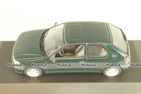Peugeot 306 2 door 1995, green, 430112500, Minichamps 1:43