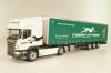 Scania R 450 tractor with semi trailer "Marcotran" 2014, white/green, Camiones Españoles Nº 13, Salvat 1:43