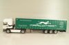 Scania R 450 tractor with semi trailer "Marcotran" 2014, white/green, Camiones Españoles Nº 13, Salvat 1:43