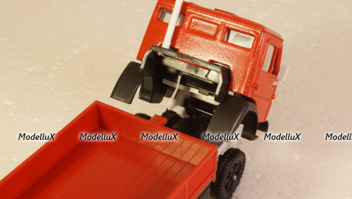 Камаз 5320 бортовой красный, Арек 1:43