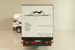Scania R 450 tractor with semi trailer "Marcotran" 2014, white/green, Camiones Españoles Nº 13, Salvat 1:43