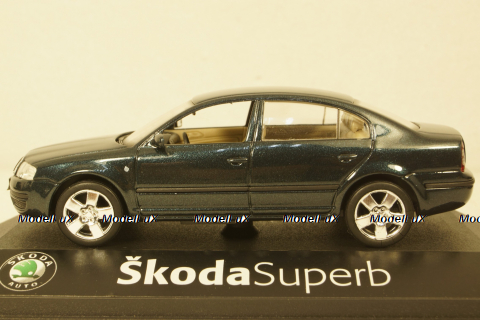 Skoda Superb B5, sedan, emerald, Kaden 1:43
