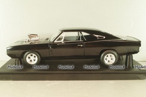Dodge Charger R/T 1970, black, Fast&Furious, CMC97, Hot Wheels 1:18