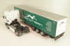 Scania R 450 tractor with semi trailer "Marcotran" 2014, white/green, Camiones Españoles Nº 13, Salvat 1:43