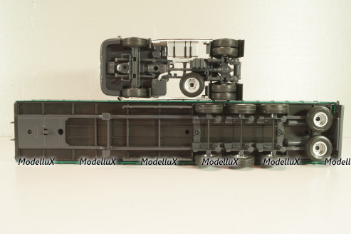 Scania R 450 tractor with semi trailer "Marcotran" 2014, white/green, Camiones Españoles Nº 13, Salvat 1:43