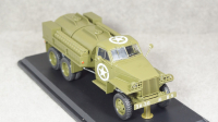 КРАЗ-64431 6х4 Тягач седельный, красный, Херсон Моделс 1:43