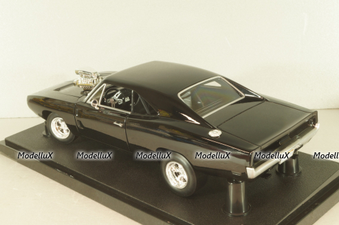 Dodge Charger R/T 1970, black, Fast&Furious, CMC97, Hot Wheels 1:18