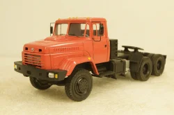 КРАЗ-64431 6х4 Тягач седельный, красный, Херсон Моделс 1:43