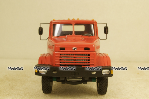 КРАЗ-64431 6х4 Тягач седельный, красный, Херсон Моделс 1:43