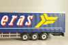 Iveco S-Way tractor with semi trailer "Carreras" 2023, red/blue, Camiones Españoles Nº 7, Salvat 1:43