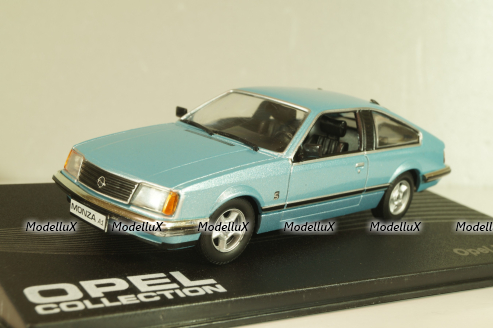 Opel Monza (A) 1978, blue, OPC075, Opel Collection #75 1:43