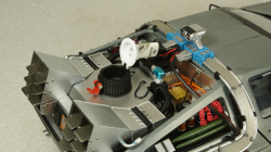 DeLorean DMC-12  Back to the Future II  Time Machine, Hot Wheels Elite 1:18