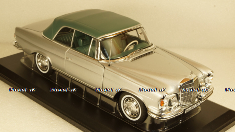 Mercedes 280SE (W108) Cabriolet 1969 Silver, 183761, Norev 1:18