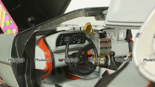 DeLorean DMC-12  Back to the Future II  Time Machine, Hot Wheels Elite 1:18