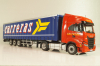 Iveco S-Way tractor with semi trailer "Carreras" 2023, red/blue, Camiones Españoles Nº 7, Salvat 1:43