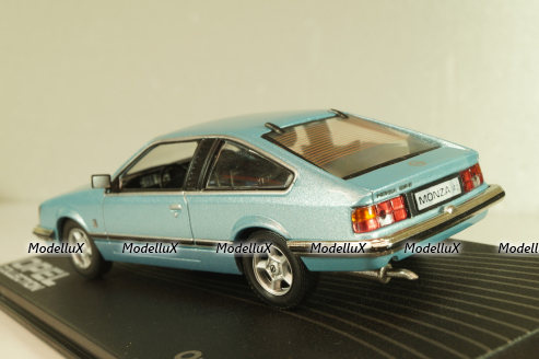 Opel Monza (A) 1978, blue, OPC075, Opel Collection #75 1:43