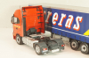 Iveco S-Way tractor with semi trailer "Carreras" 2023, red/blue, Camiones Españoles Nº 7, Salvat 1:43