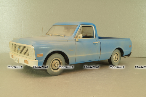 Chevrolet C-10 1971 from movie The Texas Chainsaw Massacre, blue, HWY-18014, Highway61 1:18