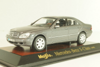 Mercedes-Benz S 500 (W220) 1998, grey, 31505, Maisto 1:43