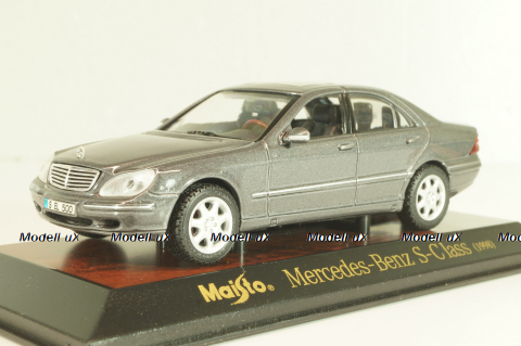 Mercedes-Benz S 500 (W220) 1998, grey, 31505, Maisto 1:43