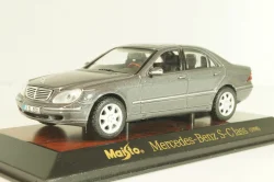 Mercedes-Benz S 500 (W220) 1998, grey, 31505, Maisto 1:43