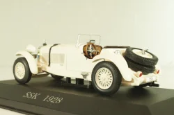 Mercedes-Benz SSK (W06) 1928, white, Altaya, MBOMS013, Mercedes-Benz Offizielle Modell Sammlung #13, Altaya 1:43