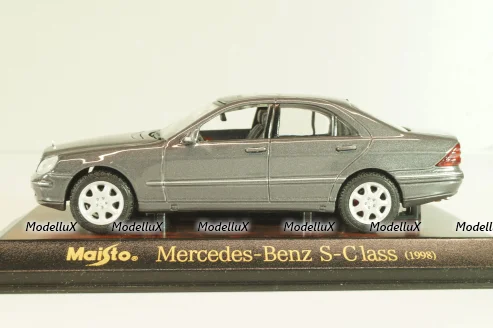 Mercedes-Benz S 500 (W220) 1998, grey, 31505, Maisto 1:43