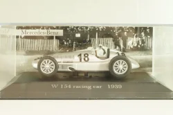 Mercedes W154 3-litre racibg car 1939, silver, MBOMS048, Altaya, Mercedes-Benz Offizielle Modell Sammlung #48, 1:43