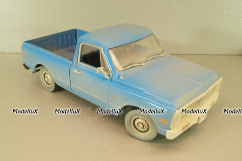 Chevrolet C-10 1971 from movie The Texas Chainsaw Massacre, blue, HWY-18014, Highway61 1:18