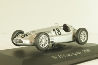 Mercedes W154 3-litre racibg car 1939, silver, MBOMS048, Altaya, Mercedes-Benz Offizielle Modell Sammlung #48, 1:43