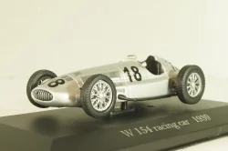 Mercedes W154 3-litre racibg car 1939, silver, MBOMS048, Altaya, Mercedes-Benz Offizielle Modell Sammlung #48, 1:43