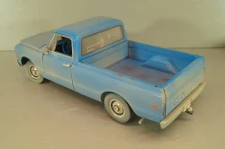 Chevrolet C-10 1971 from movie The Texas Chainsaw Massacre, blue, HWY-18014, Highway61 1:18